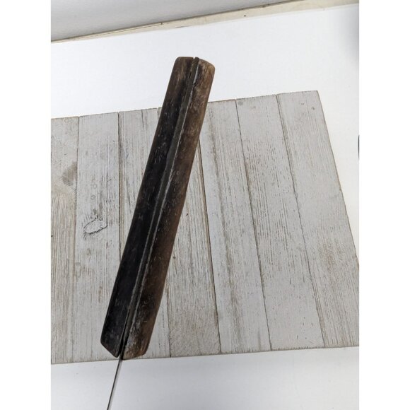Vintage Carbon Steel Slicing Carving Knife 7-1/2" Blade - 12" Length Serrated - Picture 11 of 13
